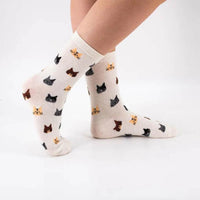 Lässige Socken Mit Katzenmuster