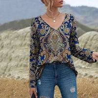 Vintage T-Shirt Mit Blumendruck