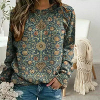 Vintage T-Shirt Mit Blumendruck