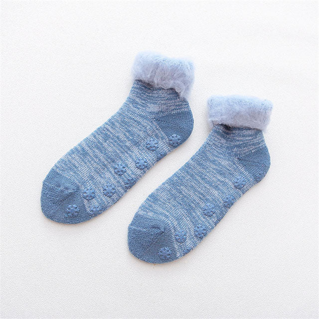 Warme Rutschfeste Plüschsocken