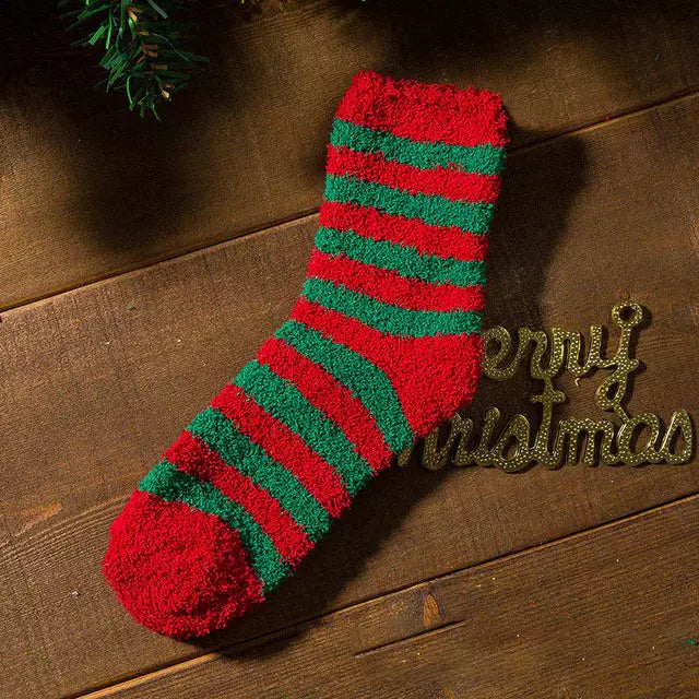 Weihnachten Gestreifte Socken