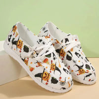 Kreative Halloween-Druckschuhe