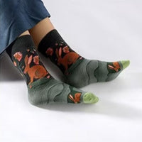 Vintage Bedruckte Socken