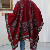 Vintage Schal Mit Ethno-Print